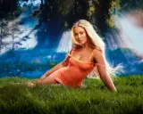 Zara Larsson i en drömsk skogsmiljö, kanske en hint om hennes zara larsson ny låt.