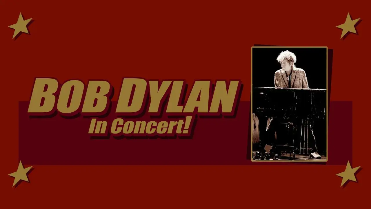 Bob Dylan i Sverige! En ikonisk bild av Bob Dylan vid ett keyboard, med texten